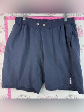 RBX sleepwear shorts Men's Athletic Dark Navy Drawstring Shorts
